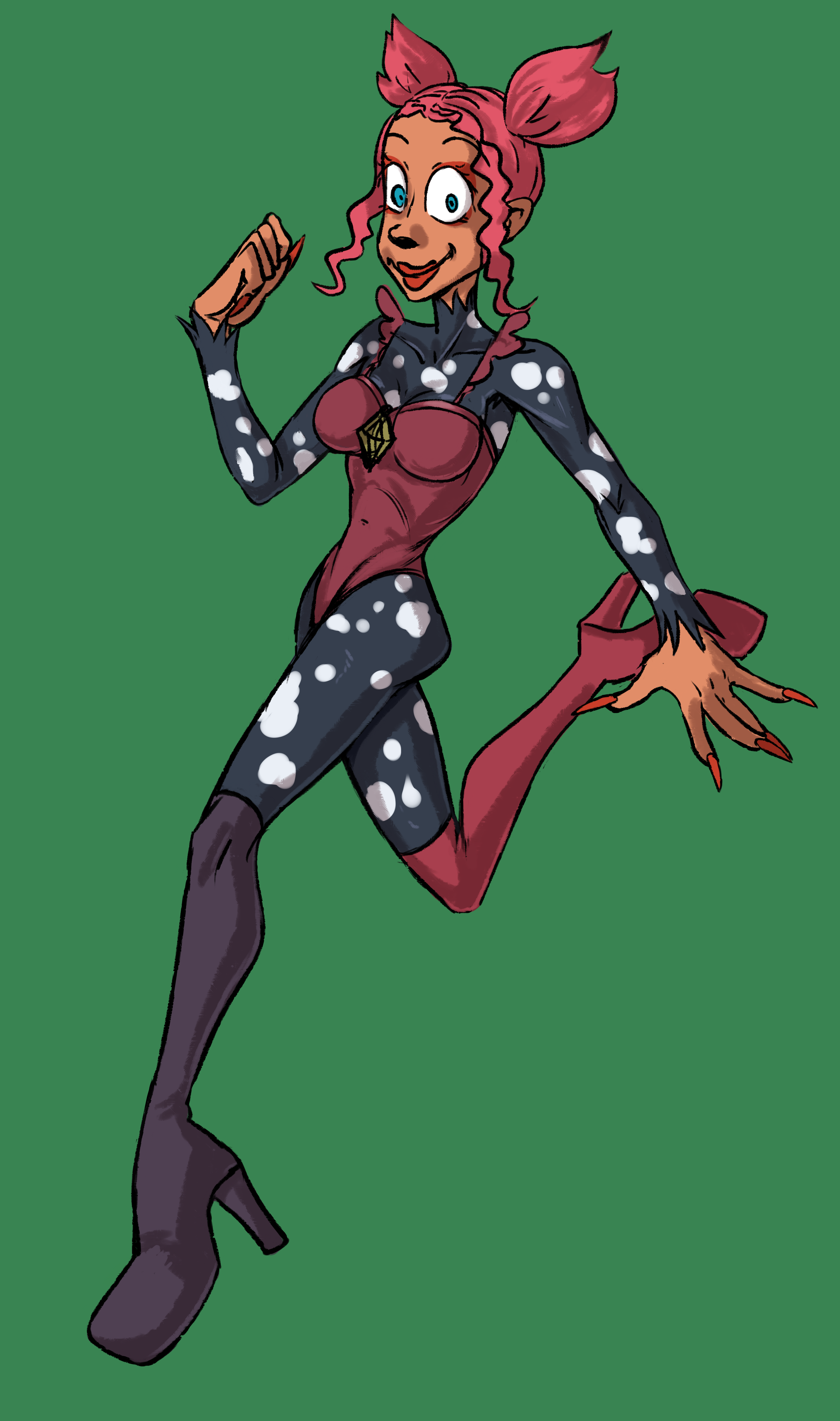 Ристи задорно бежит